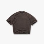Initial Boxy T-Shirt - Coffee
