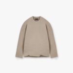 Initial Long Sleeve Open Cuff T-Shirt - Dune