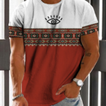Men's Casual Vintage Print T-Shirt 021