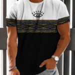 Men's Casual Vintage Print T-Shirt 023