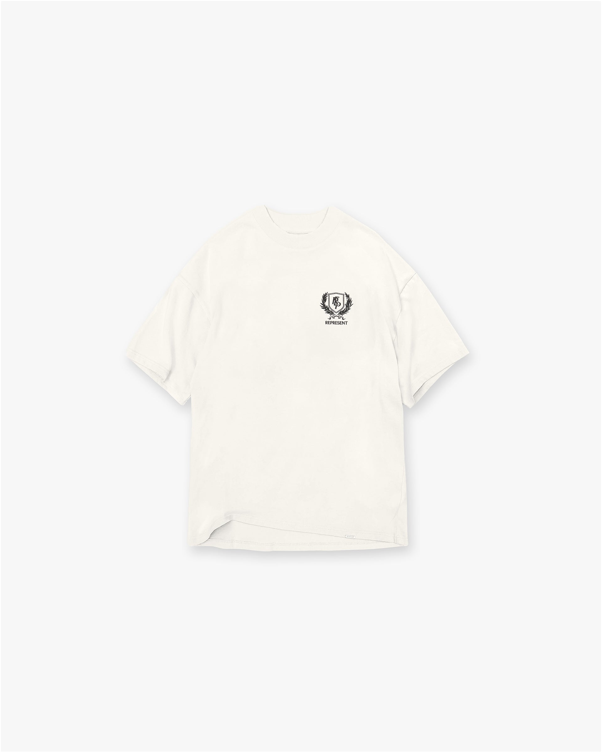 Crest T-Shirt - Flat White - Image 1