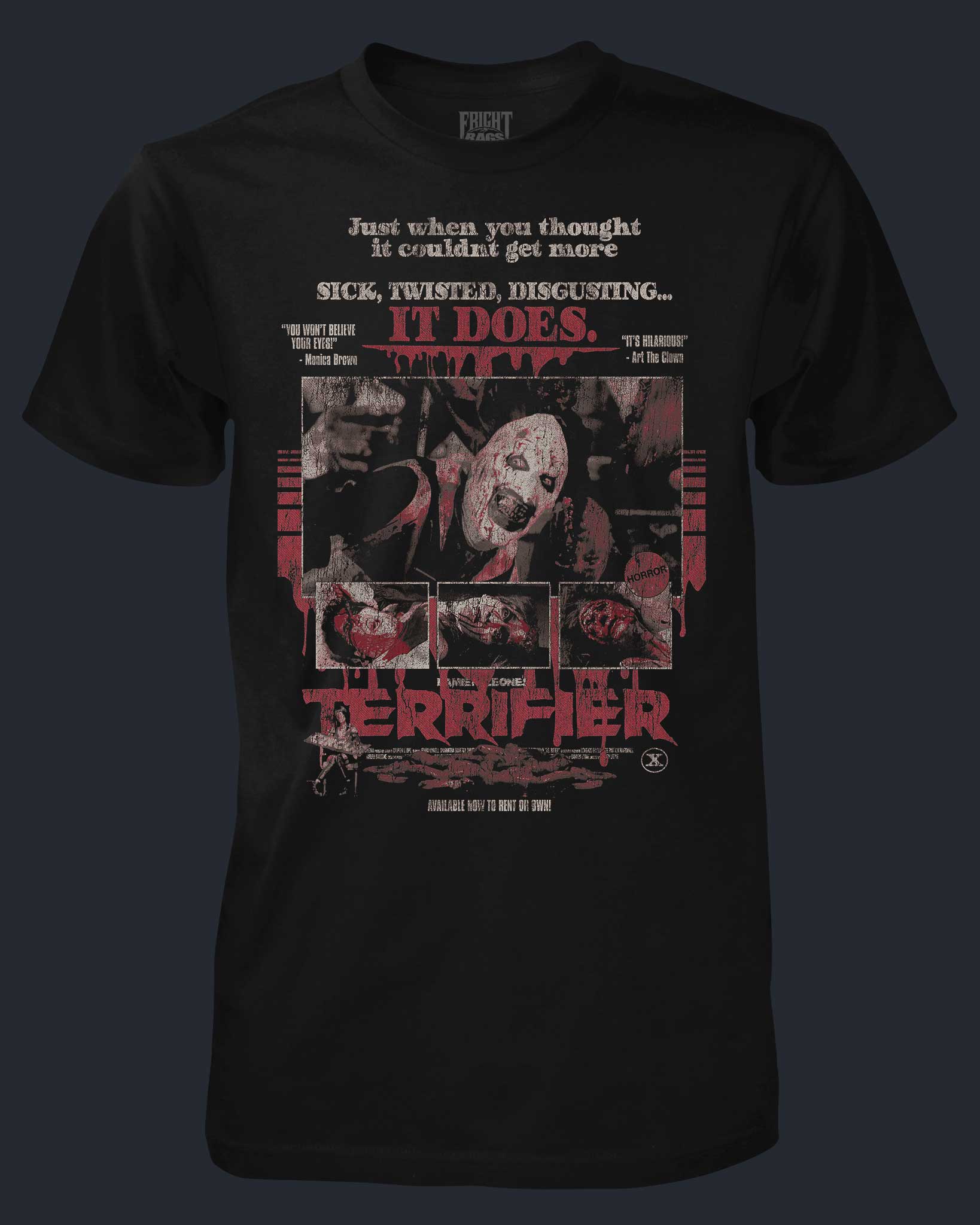 03003-Terrifier-Grindhouse-shirt.jpg Terrifier - Grindhouse - Image 1