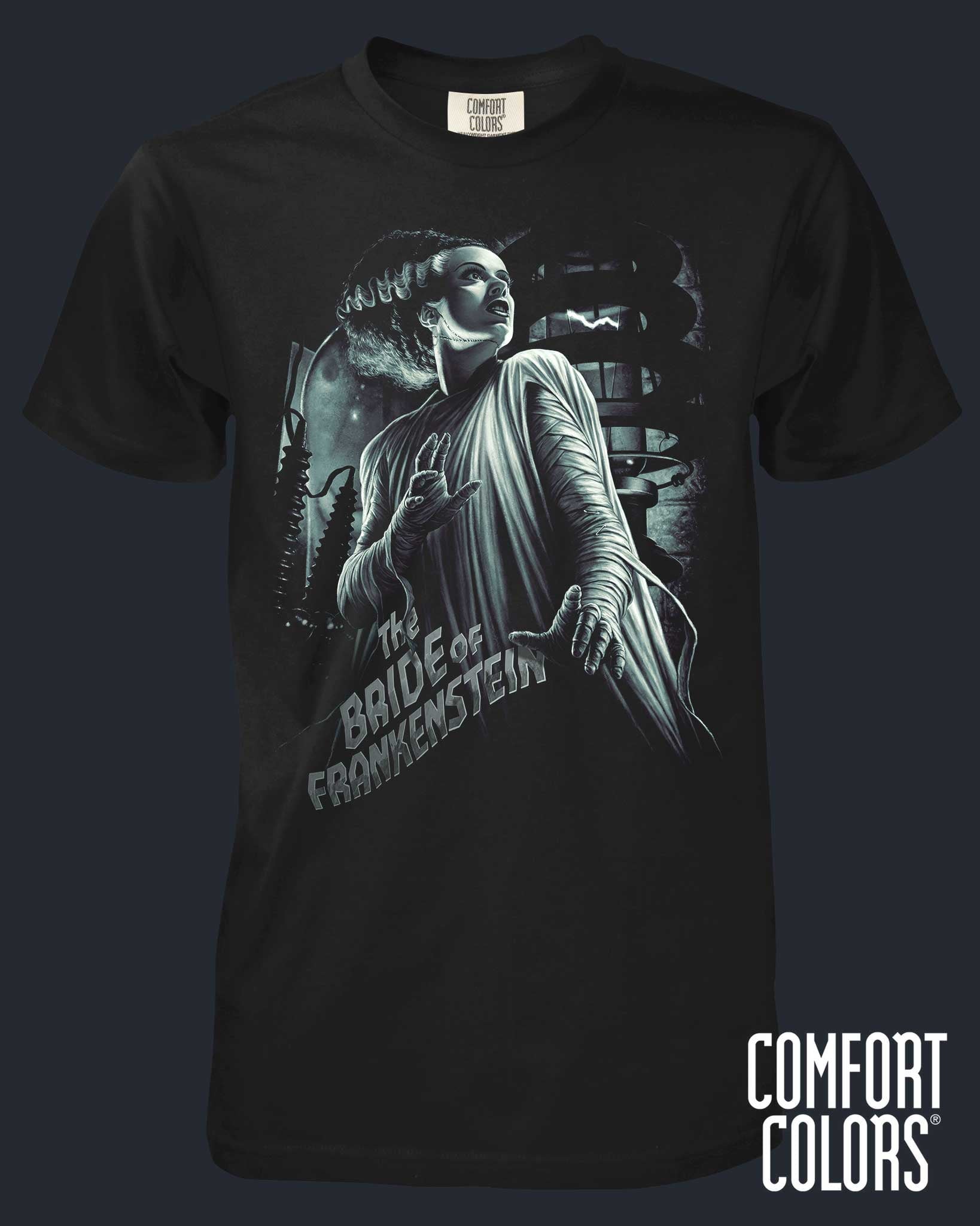 03184CC-BrideOfFrankstein-90Anniversary-s.jpg The Bride of Frankenstein - 90th Anniversary - Comfort Colors - Image 1