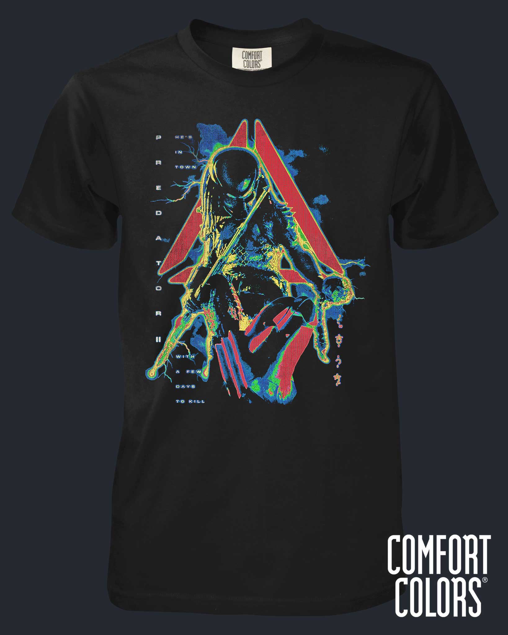03187CC-Predator2-HeatVision-s.jpg Predator 2 - Heat Vision - Comfort Colors - Image 1