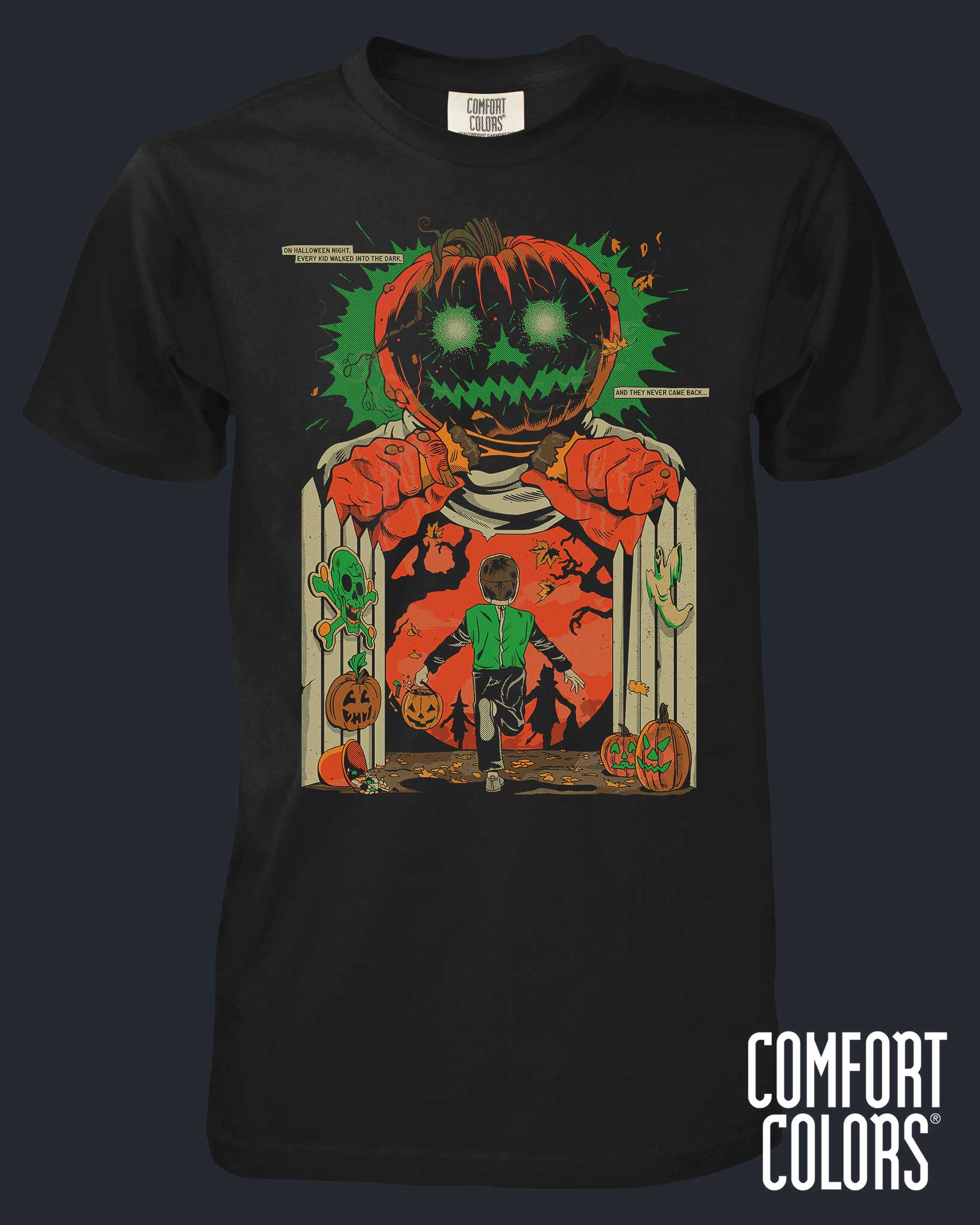 03214CC-Weapons-IntoTheDarkNightOfHalloween-s.jpg Into the Dark Night of Halloween - Comfort Colors - Image 1