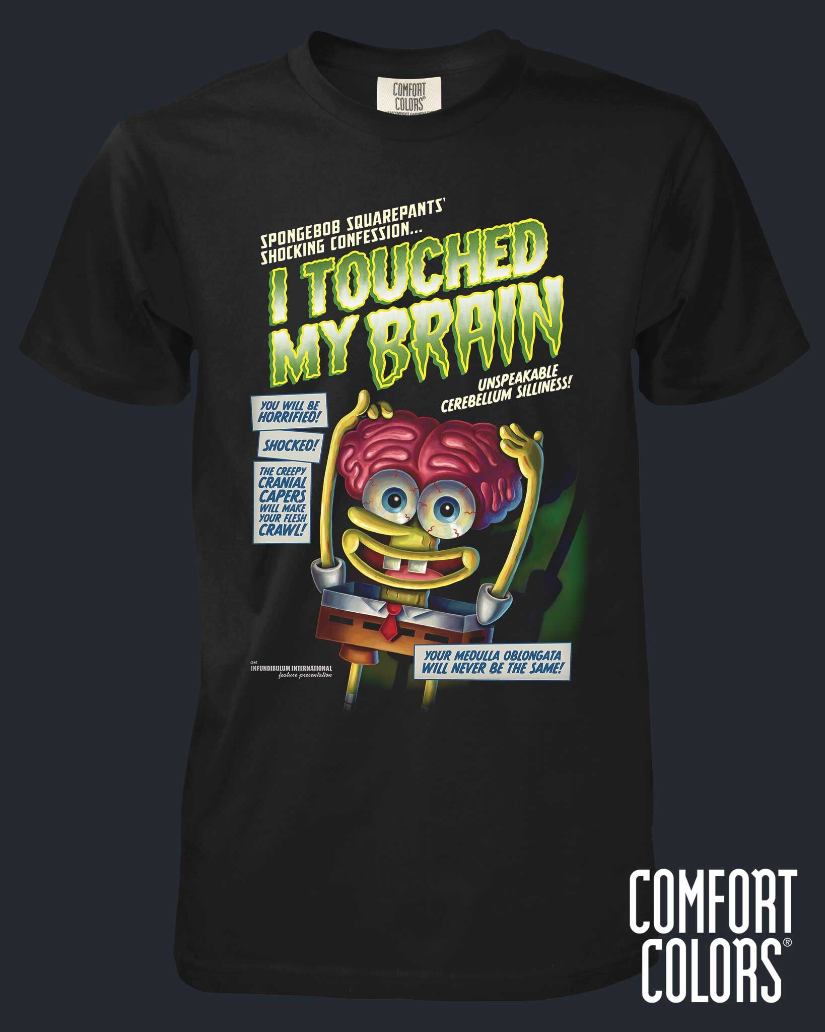 03219CC-Spongebob-ITouchedMyBrain-s_0517cd8f-b60d-48bd-9a1b-c5836fd85c93.jpg Spongebob Squarepants - I Touched My Brain - Comfort Colors - Image 1