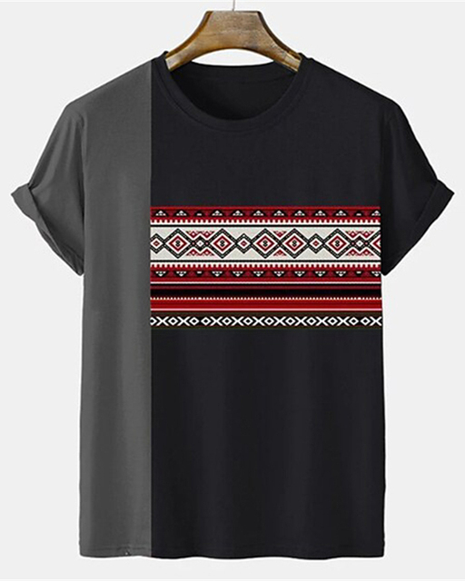 04c93b933e4e62f45439b31233948dc1.png Men's Casual Vintage Print T-Shirt 038 - Image 1
