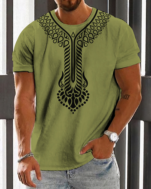 27459ded499a015e0eb365c63fae0833.png Men's Casual Vintage Print T-Shirt 009 - Image 1