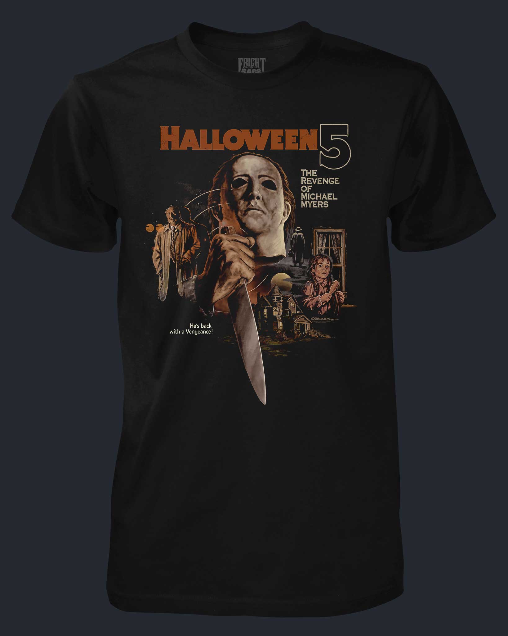 DTG02173-Halloween5-Osbourn-shirt.jpg Halloween 5: The Revenge of Michael Myers - Image 1