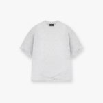 Initial Boxy T-Shirt - Ice Grey Marl