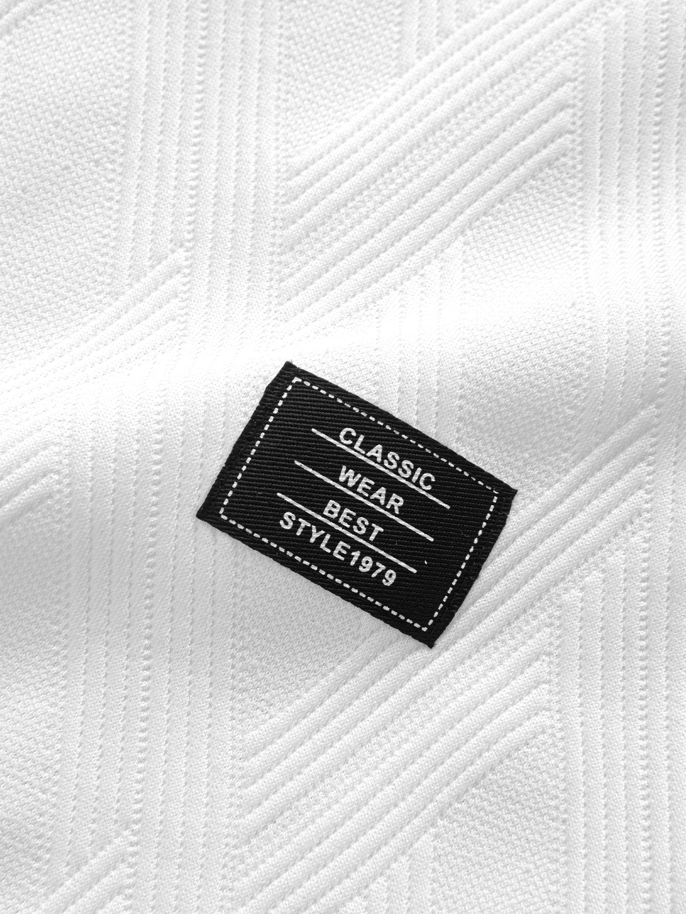 Relax Fit Diamond Jacquard T-Shirt - Image 10
