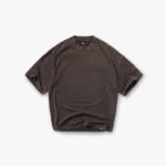 Initial Oversized T-Shirt - Coffee