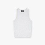 Initial Rib Vest - Ice Grey Marl