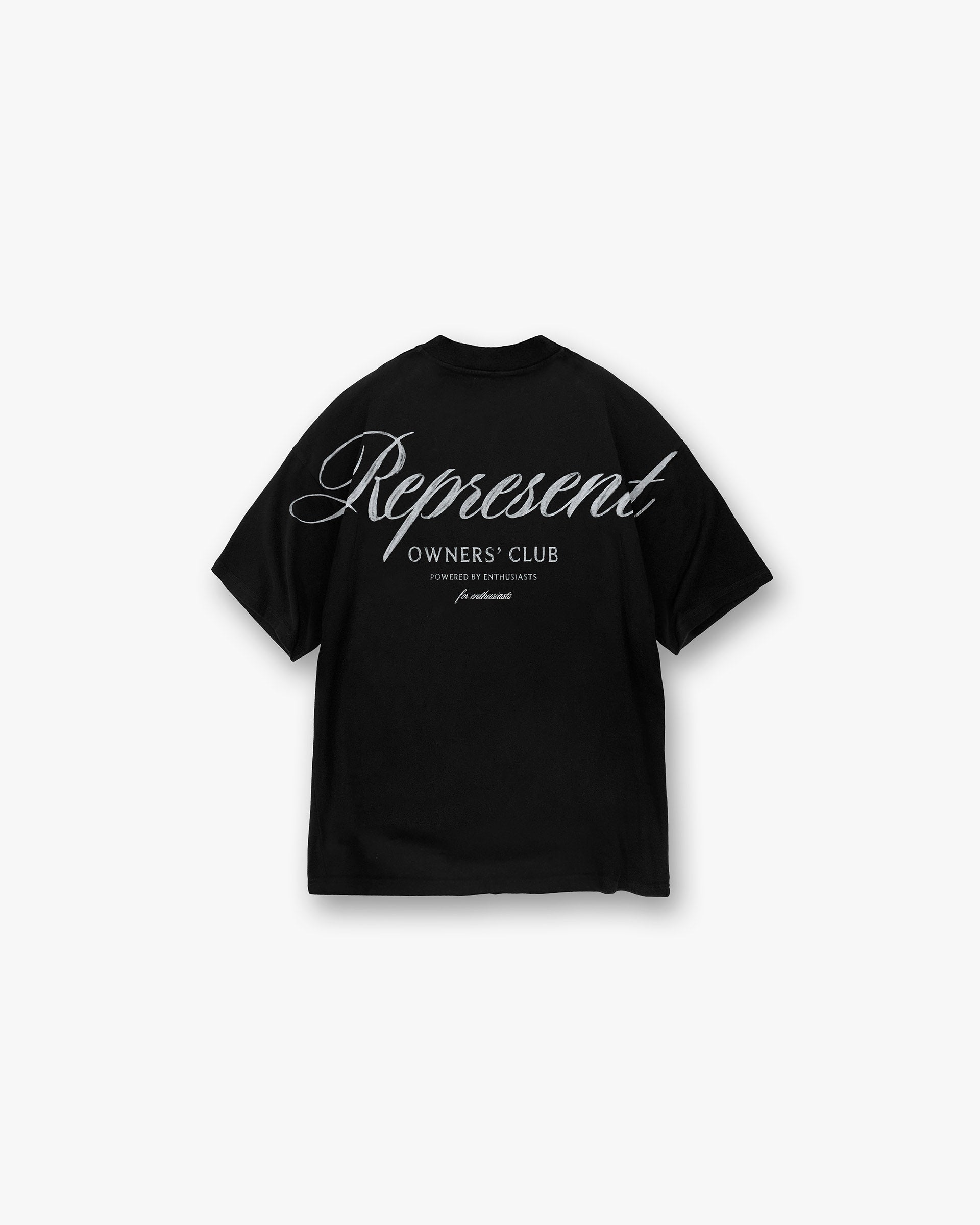 OCSCRIPTTEEBLACKBACK-1.jpg Represent Owners Club Script T-Shirt - Black - Image 1