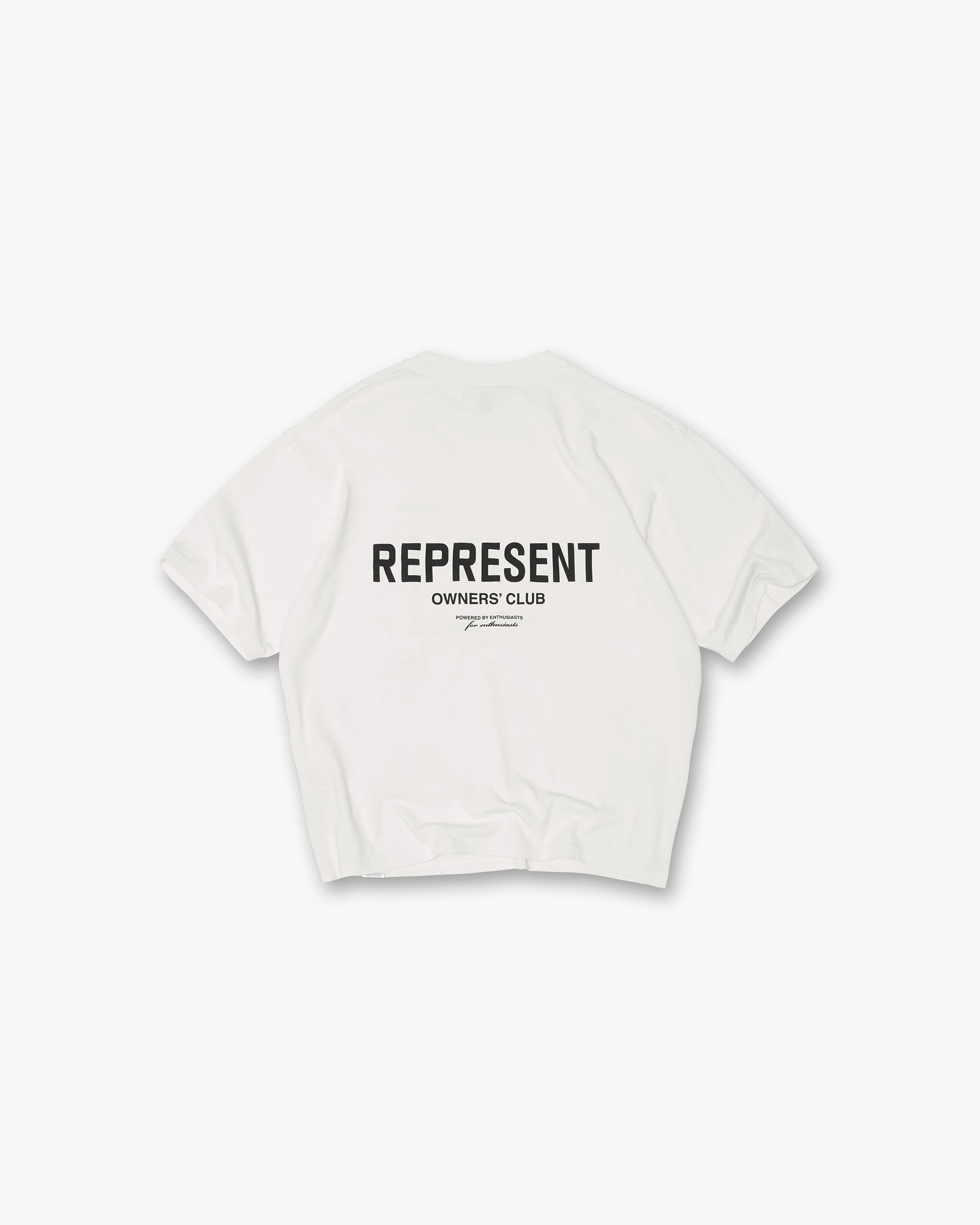 OWNERSCLUBRESTOCKPACKSHOTSS00047-1.jpg Represent Owners Club T-Shirt - Flat White - Image 1