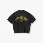Represent Owners Club T-Shirt - Faded Black