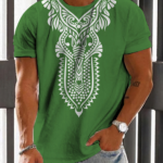 Men's Casual Vintage Print T-Shirt 001