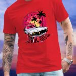 100% Cotton Men's Round Neck Casual Printed T-Shirt 004