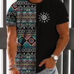 Men's Casual Vintage Print T-Shirt 002