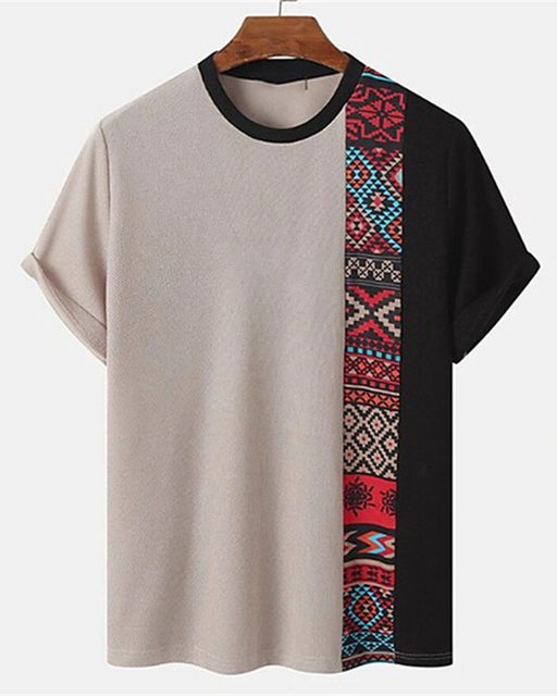 d92375d55c60e39ca12d7837c8b4ede8.png Men's Casual Vintage Print T-Shirt 047 - Image 1
