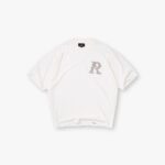 Western Initial T-Shirt - Flat White