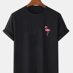 Flamingo Print T-Shirt