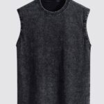 Washed Distressed Tank Top