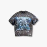 Represent X Iron Maiden A Real Live One T-Shirt - Stained Brown