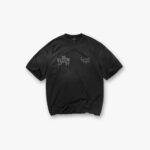 Hand Drawn Thoroughbred T-Shirt - Aged Black